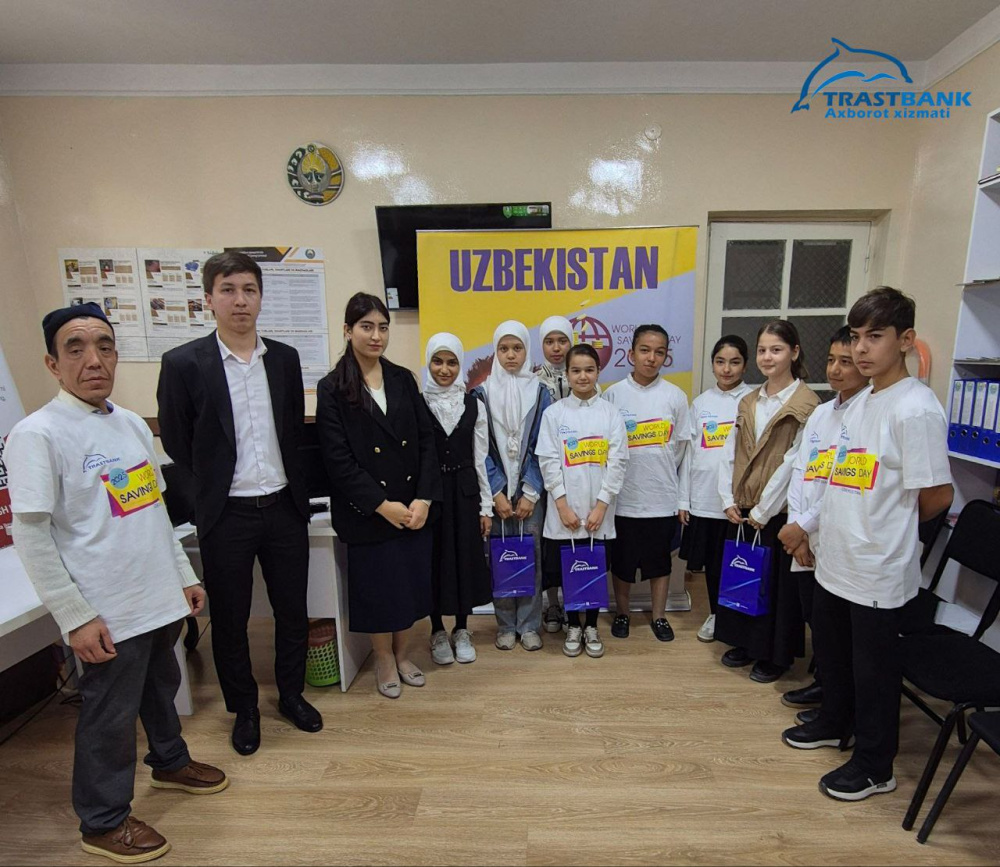 “Trastbank”ning poytaxtimizdagi kutubxonalarida “Butunjahon jamg‘arish kuni” doirasida moliyaviy savodxonlik tadbirlari o‘tkazildi