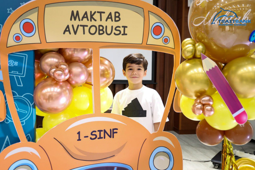 “Hello, school!”  A celebration for children was organized at Trustbank